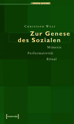 Cover of Zur Genese Des Sozialen