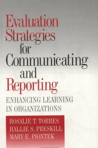 Cover of Evaluation Strategies for Communicating and Reporting