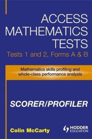 Cover of Access Mathematics Tests (AMT) 1 & 2 Scorer/Profiler CD-ROM