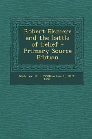 Cover of Robert Elsmere and the Battle of Belief