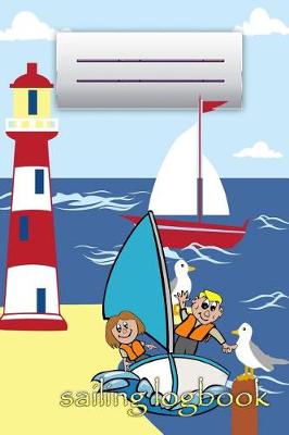 Book cover for sailing logbook