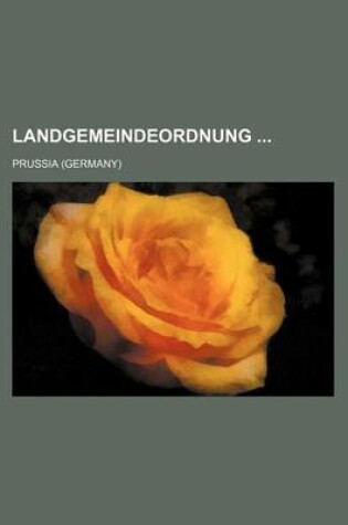 Cover of Landgemeindeordnung