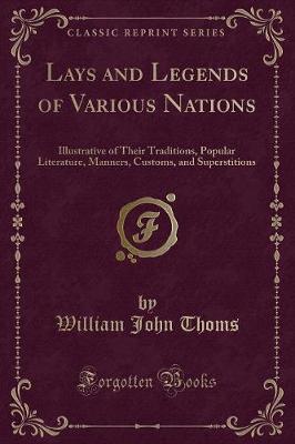 Book cover for Lays and Legends of Various Nations