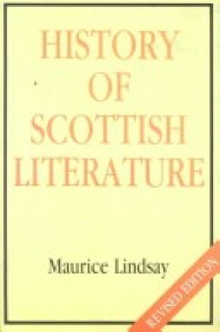 Cover of History of Scottish Literature