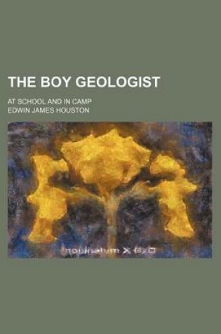 Cover of The Boy Geologist; At School and in Camp