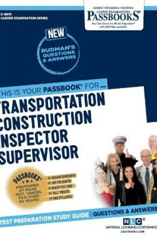 Cover of Transportation Construction Inspector Supervisor