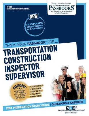 Book cover for Transportation Construction Inspector Supervisor