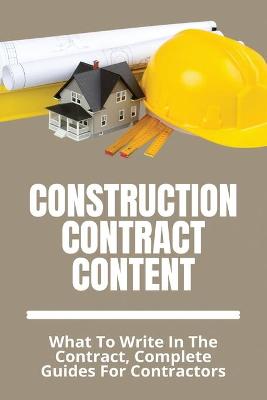 Cover of Construction Contract Content