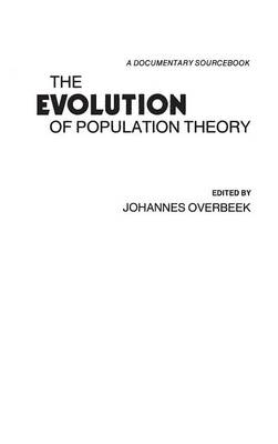 Book cover for The Evolution of Population Theory