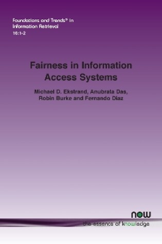 Cover of Fairness in Information Access Systems