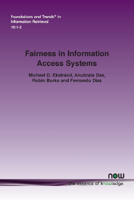 Book cover for Fairness in Information Access Systems