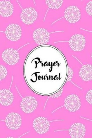 Cover of Prayer Journal Notebook Dandelions Pattern 4