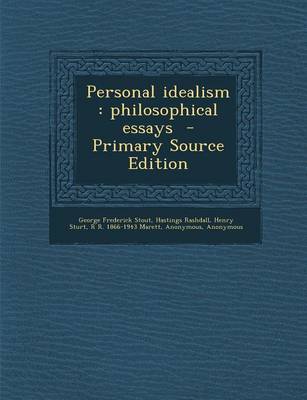 Book cover for Personal Idealism