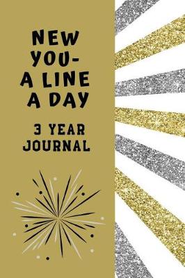 Book cover for New You A Line A Day 3 Year Journal
