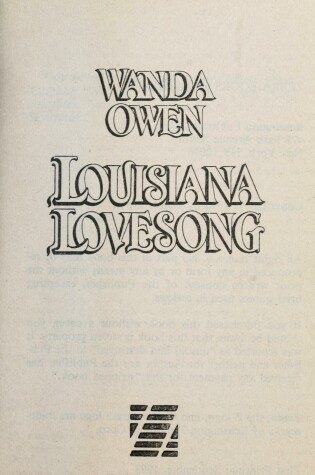 Cover of Louisiana Lovesong