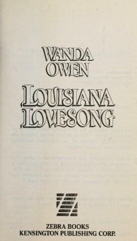 Book cover for Louisiana Lovesong