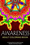 Book cover for AWARENESS ADULT COLORING BOOK - Vol.7
