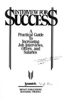 Cover of Interview for Success