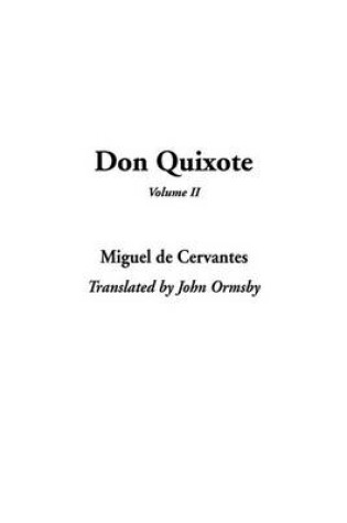 Cover of Don Quixote, V2