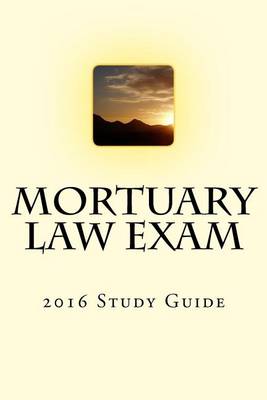 Book cover for Mortuary Law Exam