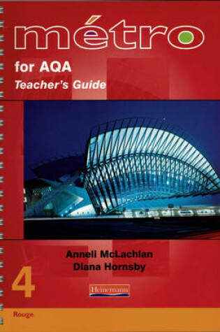 Cover of Metro 4 for AQA Higher Teacher's Guide
