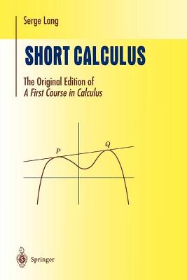 Book cover for Short Calculus