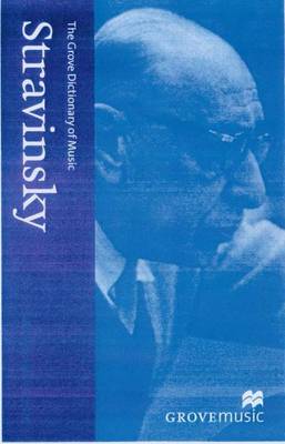 Book cover for The New Grove Stravinsky