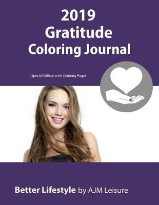 Book cover for 2019 Gratitude Coloring Journal