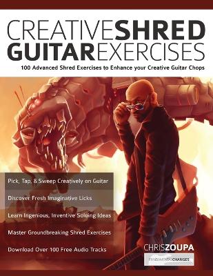 Book cover for Creative Shred Guitar Exercises
