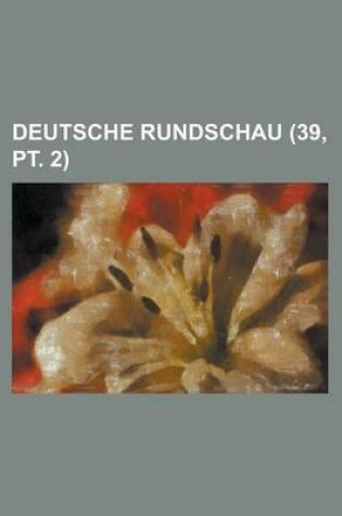 Cover of Deutsche Rundschau (39, PT. 2)