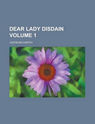Book cover for Dear Lady Disdain Volume 1
