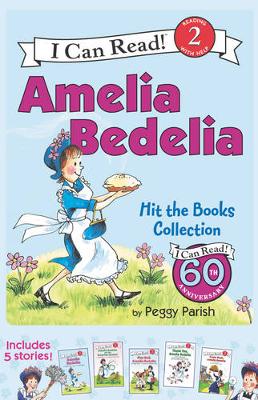 Book cover for Amelia Bedelia 5-Book I Can Read Box Set #1: Amelia Bedelia Hit the Books