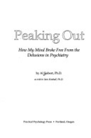 Cover of Peaking Out