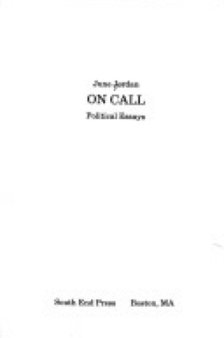 Cover of On Call
