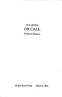 Book cover for On Call