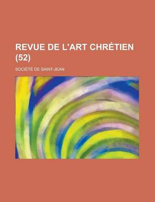 Book cover for Revue de L'Art Chretien (52 )