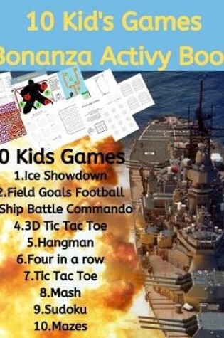 Cover of 10 Kid's Games Bonanza Activity Book