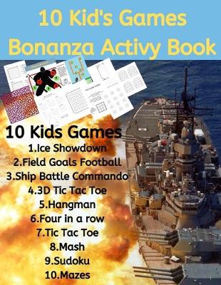 Book cover for 10 Kid's Games Bonanza Activity Book