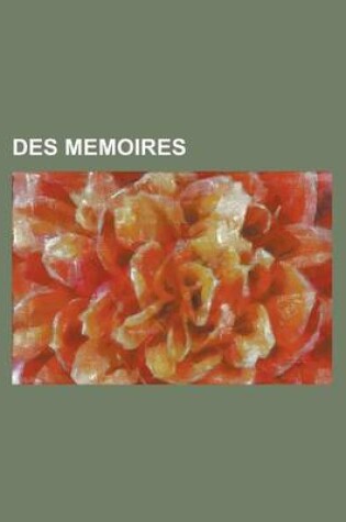 Cover of Des Memoires