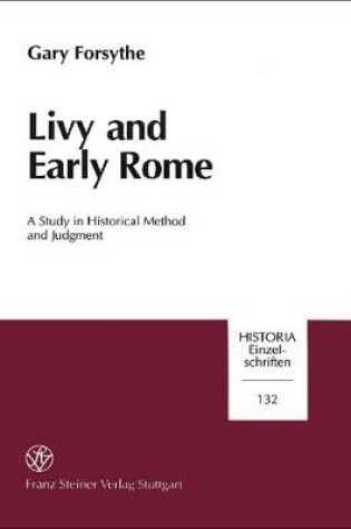 Cover of Livy and Early Rome