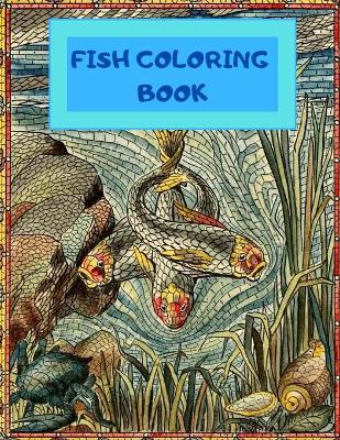 Book cover for Fish Coloring Book