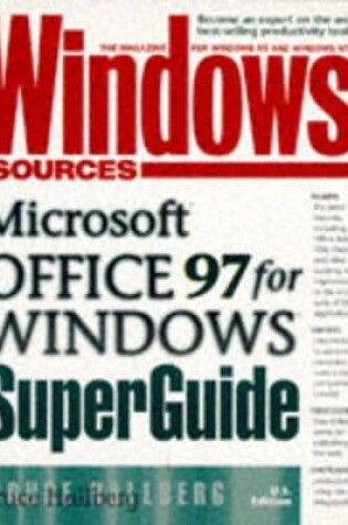 Cover of Windows Sources: Microsoft Office 97 for Windows