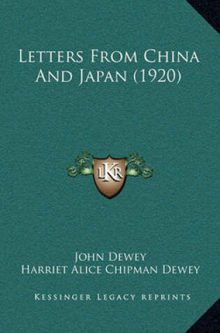 Cover of Letters from China and Japan (1920)