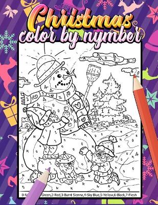 Book cover for Christmas Color By Number