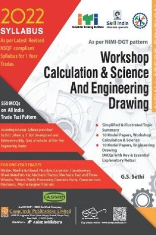 Cover of Workshop Calculation & Science And Engineering Drawing (NSQF 1st Year)