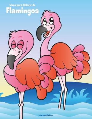 Book cover for Livro para Colorir de Flamingos