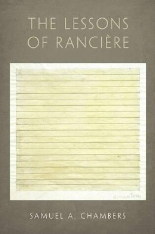 Cover of The Lessons of Ranciere