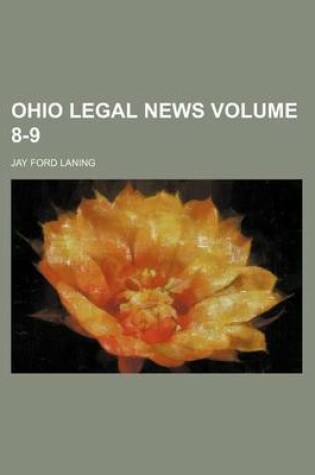 Cover of Ohio Legal News Volume 8-9