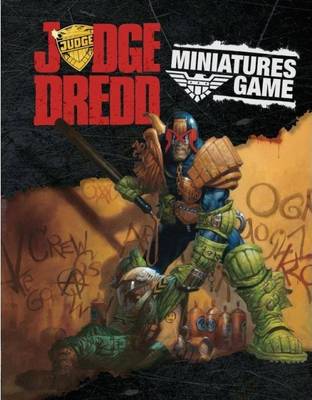 Book cover for Judge Dredd miniatures game