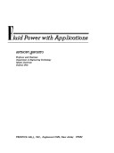 Book cover for Fluid Power with Applications